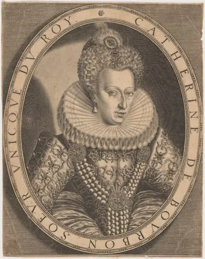 Catherine de Bourbon, by Thomas de Leu