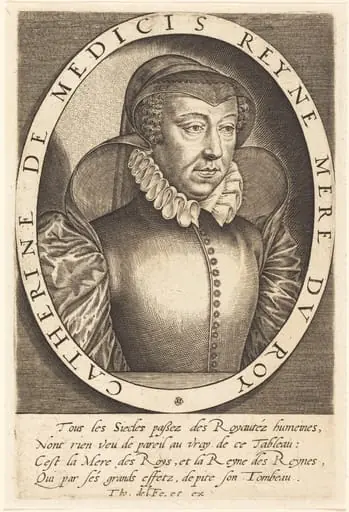 Catherine de Medici, Queen of France, by Thomas de Leu