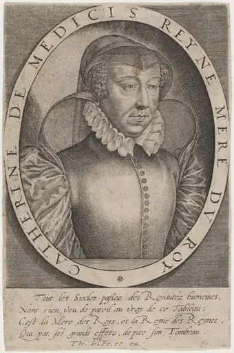 Catherine de Medici, Wife of Henry II of France, by Thomas de Leu