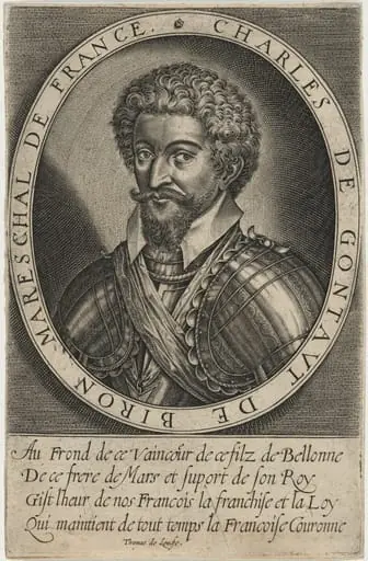 Charles de Gontaut, Duc de Biron, by Thomas de Leu