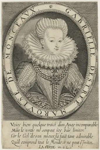 Gabrielle D'Estrees, Marquise de Monceaux, by Thomas de Leu