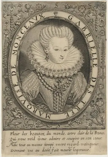 Gabrielle D'Estrees, Marquise de Montceaux, by Thomas de Leu