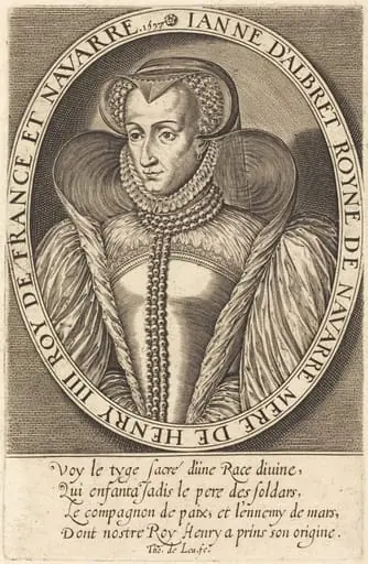 Jeanne d'Albret, Queen of Navarre, by Thomas de Leu