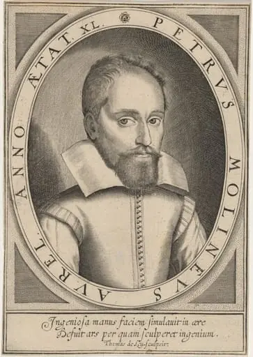 Petrus Molineus, by Thomas de Leu