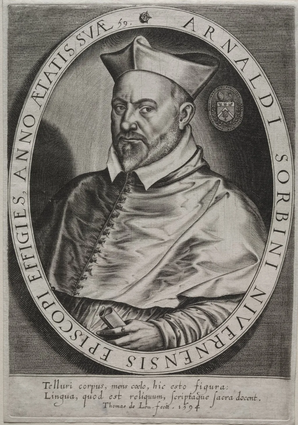 Sorbin de Ste Foy, by Thomas de Leu, 1594