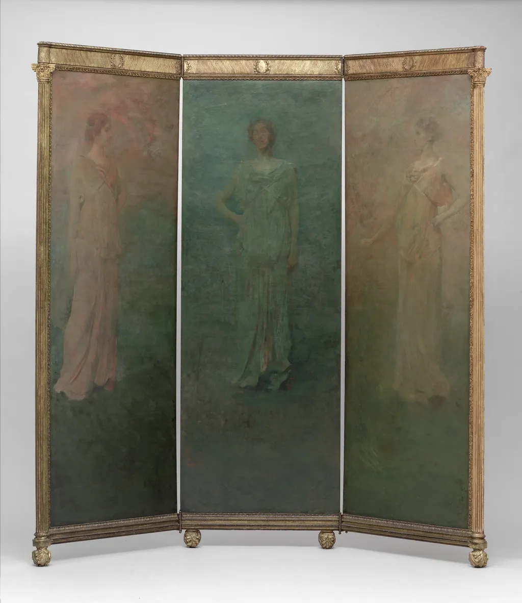 Classical Figures, by Thomas Dewing, unspecified, 1900