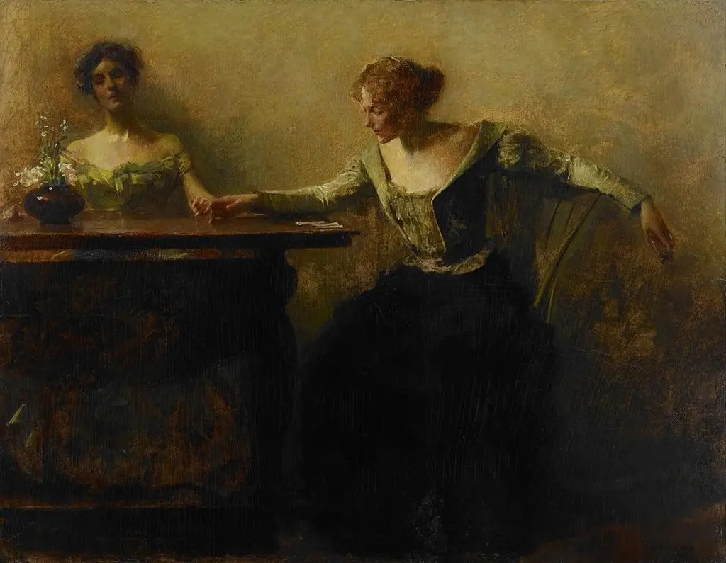 The Fortune Teller, by Thomas Dewing