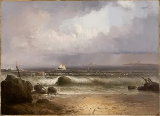 Coming Squall (Nahant Beach with a Summer Shower), by Thomas Doughty