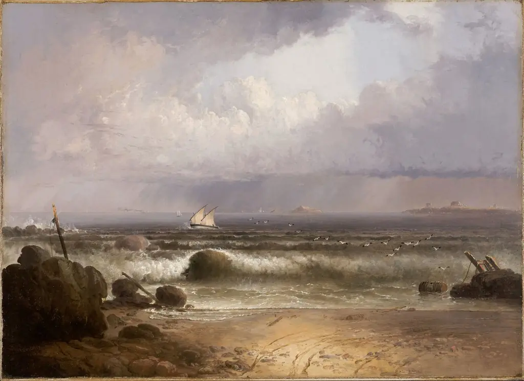 Coming Squall (Nahant Beach with a Summer Shower), by Thomas Doughty