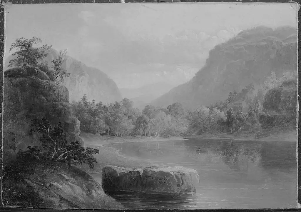 Cove of a Mountain Lake, by Thomas Doughty