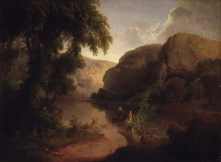 River between Rocks, by Thomas Doughty