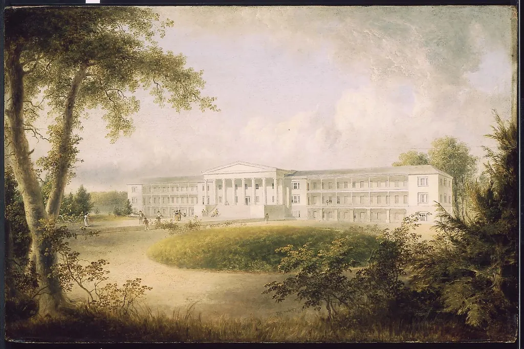 The Naval Home, Gray's Ferry, Philadelphia, by Thomas Doughty, unspecified, 1828
