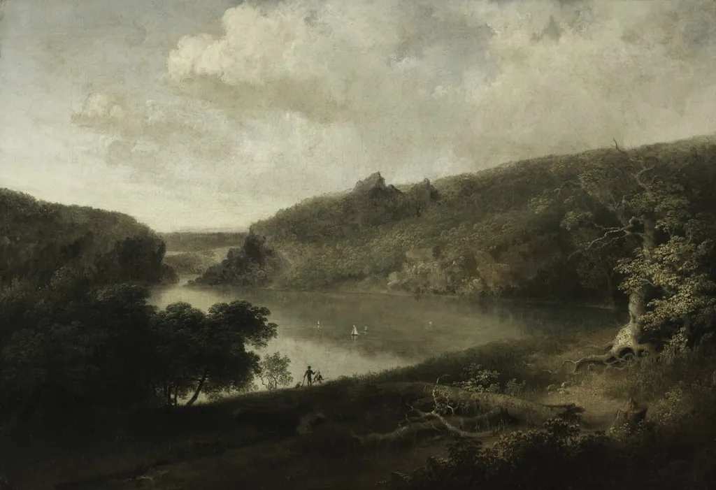 View of a Lake, by Thomas Doughty, unspecified, 1834