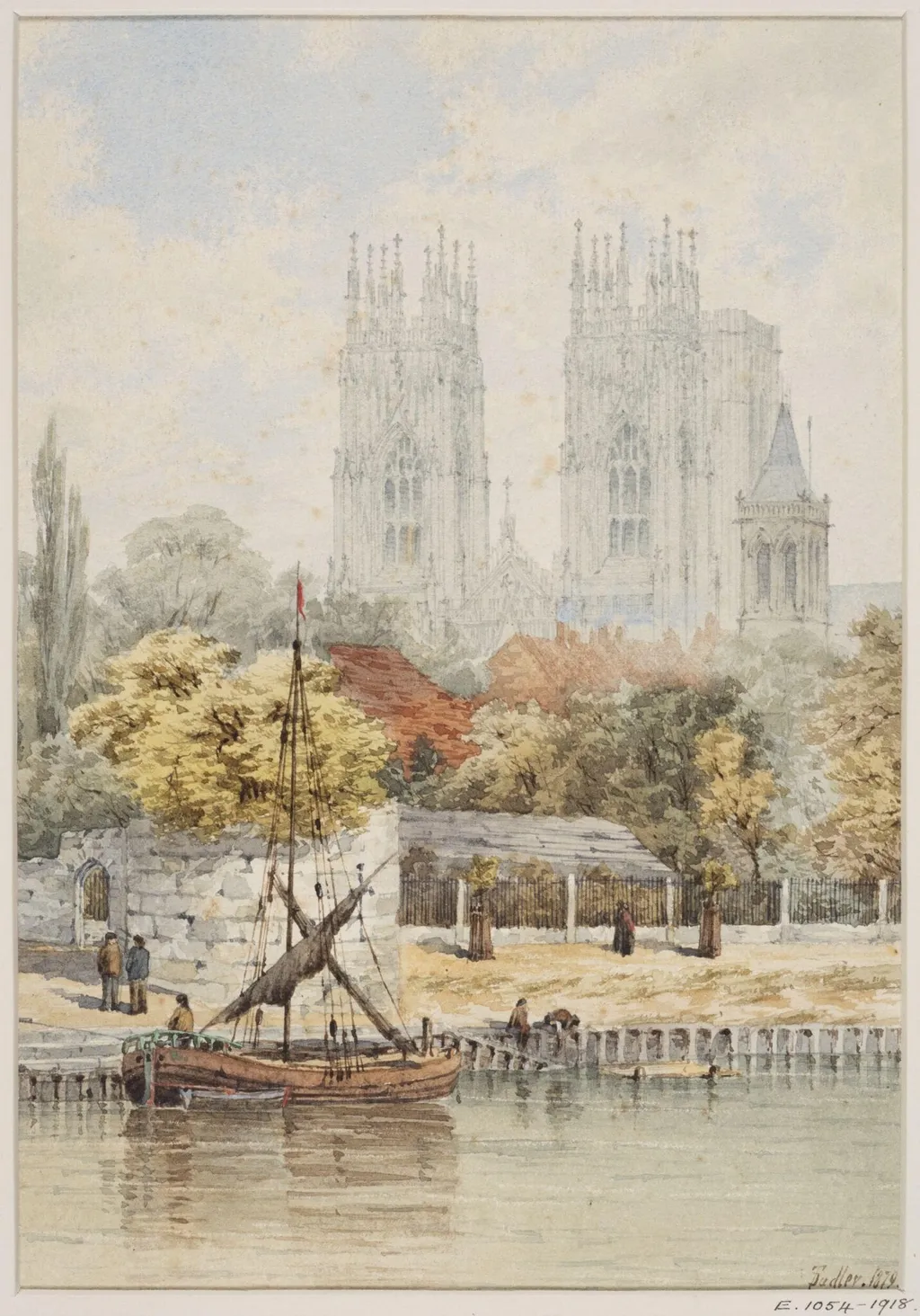 Untitled, by Thomas Dudley, watercolor, 1879