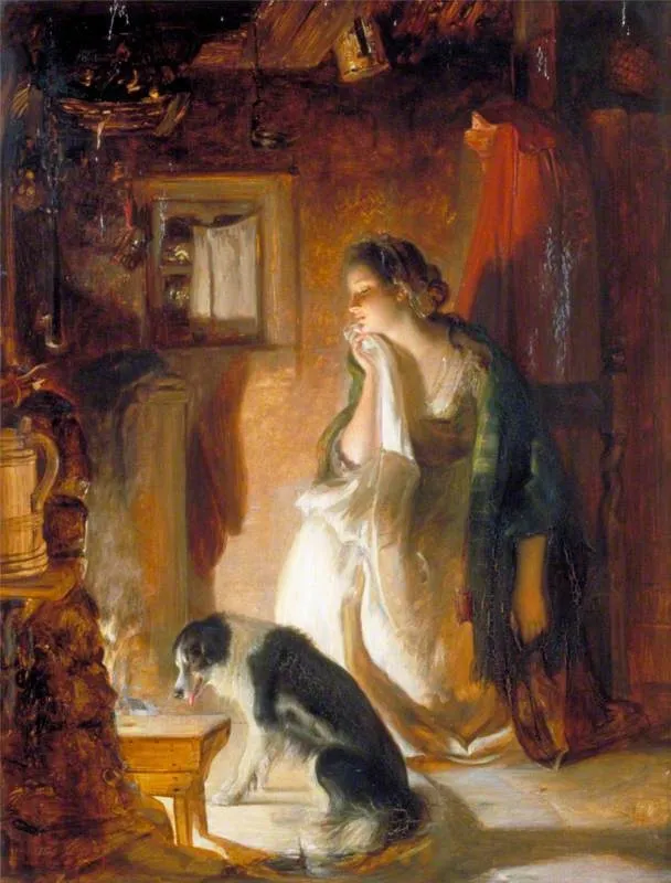 The Waefu' Heart, by Thomas Duncan, oil, 1841