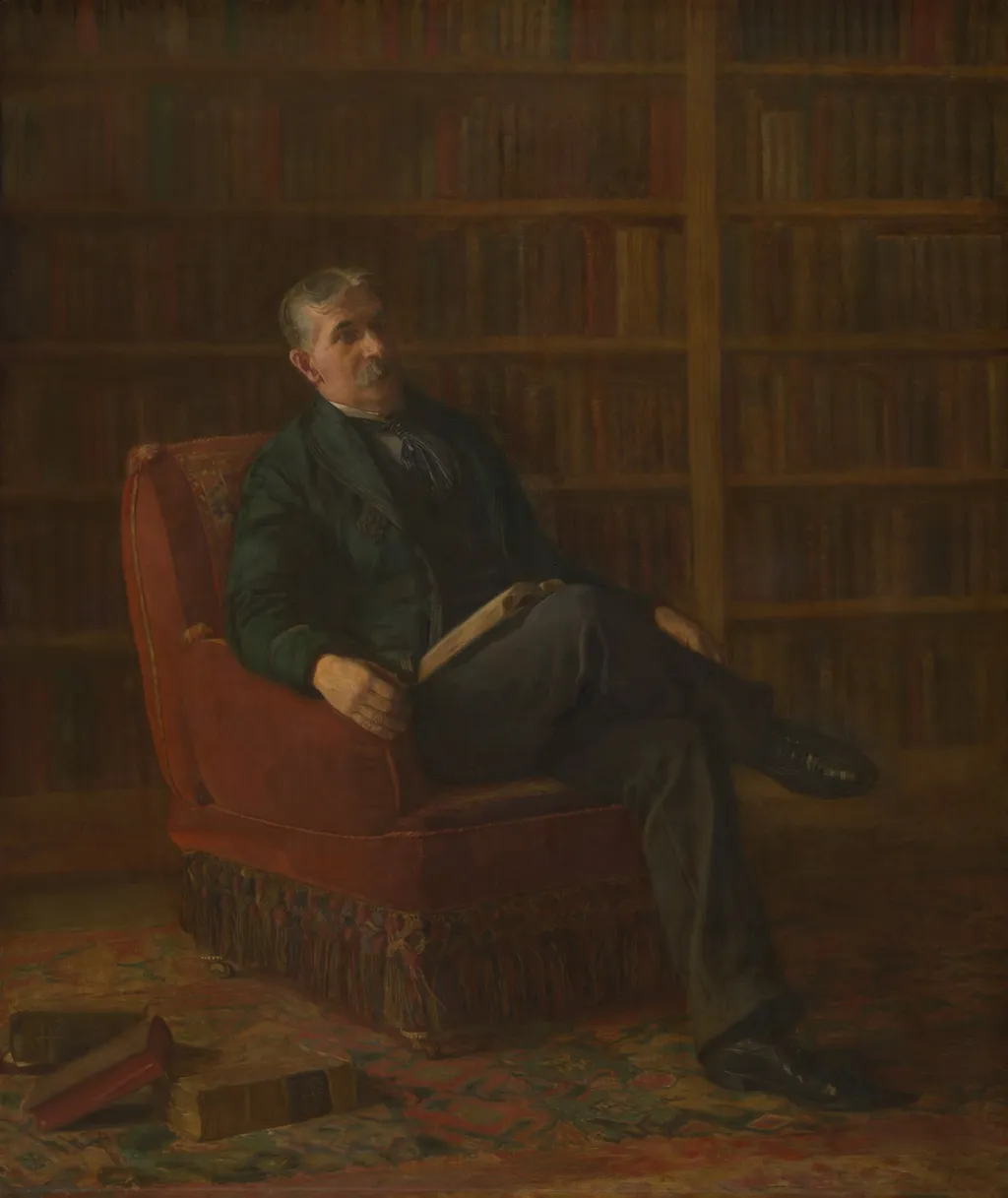 Riter Fitzgerald, by Thomas Eakins, oil, 1895
