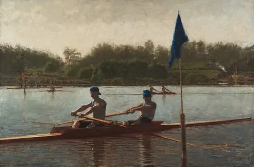 The Biglin Brothers Turning the Stake, by Thomas Eakins