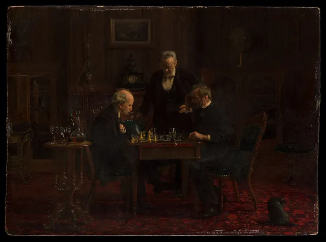 The Chess Players — Thomas Eakins