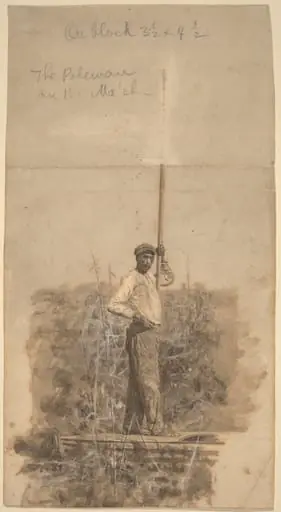 The Poleman in the Ma'sh, by Thomas Eakins