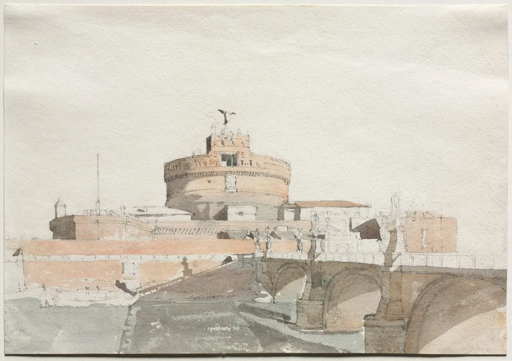 Castel Sant' Angelo, by Thomas Ender, 1843