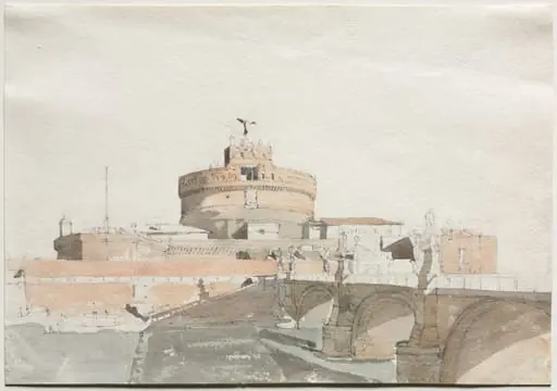Castel Sant' Angelo, by Thomas Ender