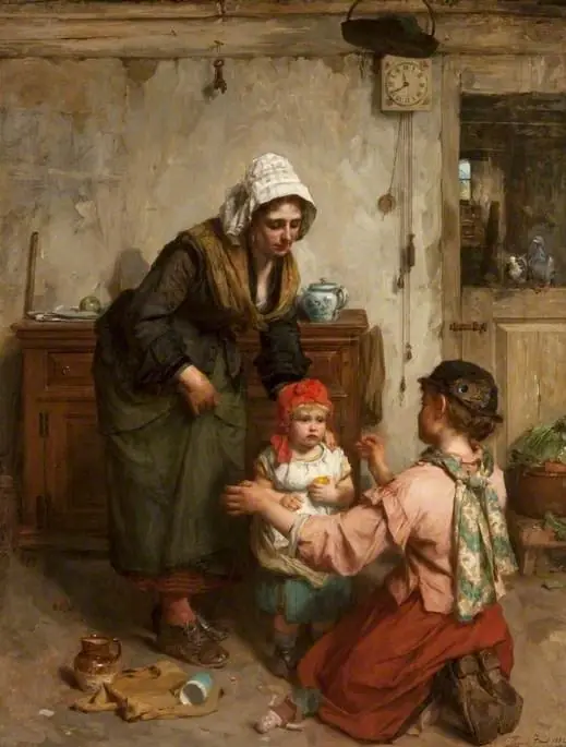 Where's My Good Little Girl?, by Thomas Faed