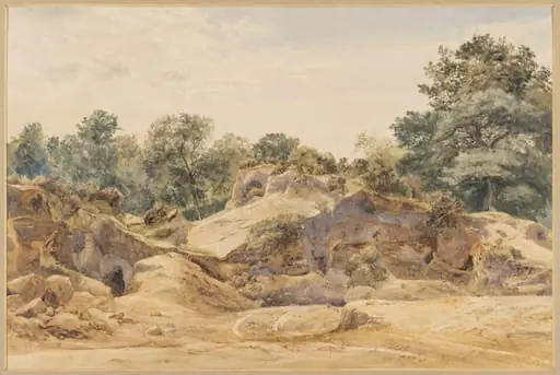 Gravel Pit at Hampstead, 1855, by Thomas Frederick Collier