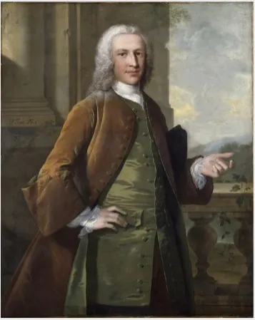 Portrait of Sir Charles Kemeys-Tynte, Baronet (1710-1785), by Thomas Frye, oil, 1739