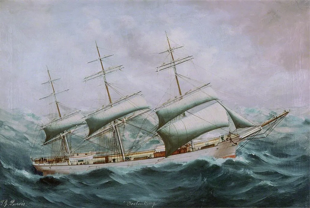 Oostunburg', by Thomas G. Purvis, oil, 1900