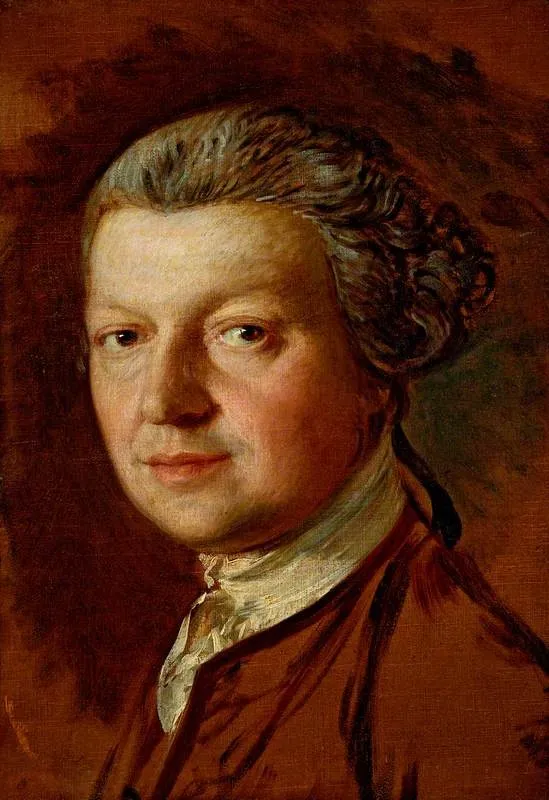 John Joshua Kirby (1716–1774), by Thomas Gainsborough, oil, 1755