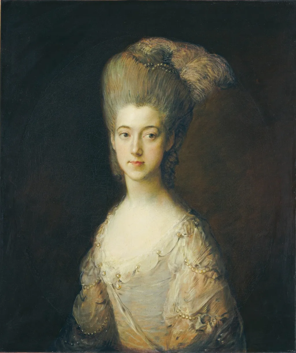 Mrs. Paul Cobb Methuen, by Thomas Gainsborough, oil, 1776