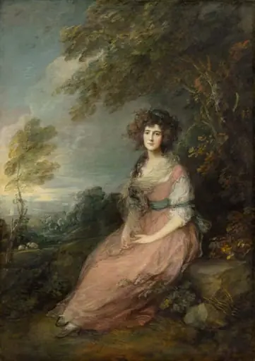 Mrs. Richard Brinsley Sheridan, by Thomas Gainsborough