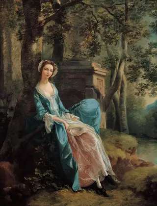 Portrait of a Woman, by Thomas Gainsborough, 1750