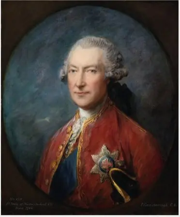 Portrait of Hugh Smithson (Percy), Ist Duke of Northumberland (1714-1786), former Lord Lieutenant of Ireland, by Thomas Gainsborough