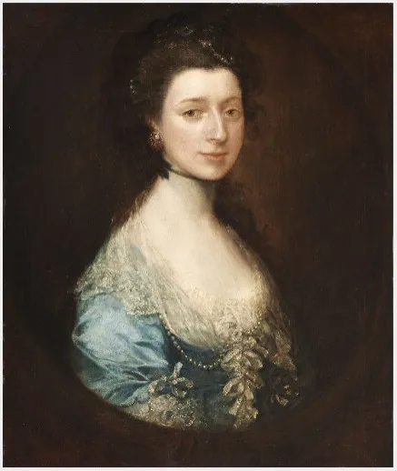 Portrait of Mrs King (née Spence), by Thomas Gainsborough, oil, 1767