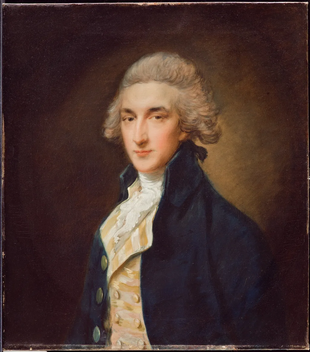 Sir John Edward Swinburne, by Thomas Gainsborough, oil, 1793
