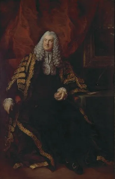 The Rt Hon. Charles Wolfran Cornewall, by Thomas Gainsborough, oil