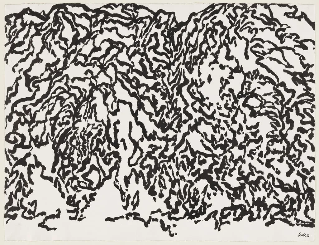 Untitled, by Thomas George, ink, 1966