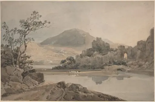 Conwy Castle, North Wales, by Thomas Girtin