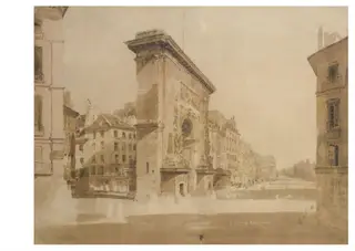 Porte St Denis, Paris, by Thomas Girtin