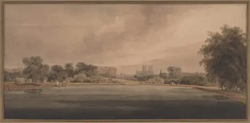 St. James' Park with a View of Westminster Abbey, by Thomas Girtin