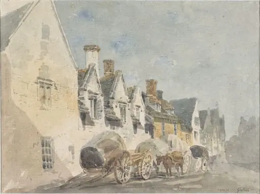Street in Weymouth, by Thomas Girtin