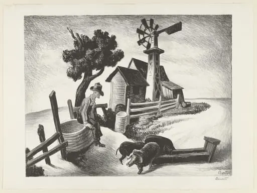 Untitled, by Thomas Hart Benton