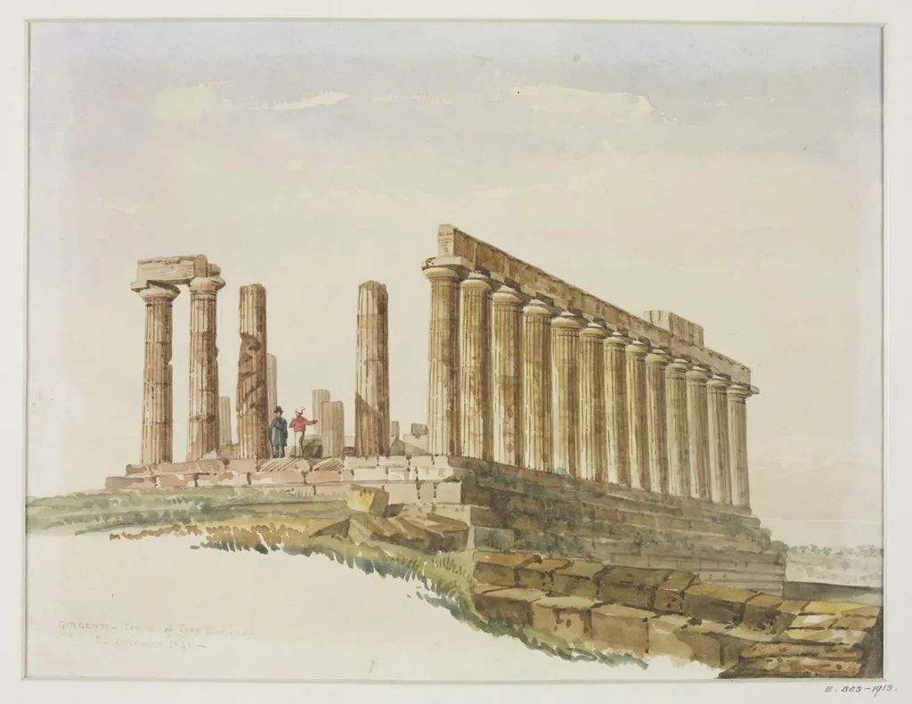 Girgenti. Temple of Juno Lucina., by Thomas Hayter Lewis, 17