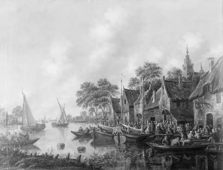 Dutch City, by Thomas Heeremans, oil