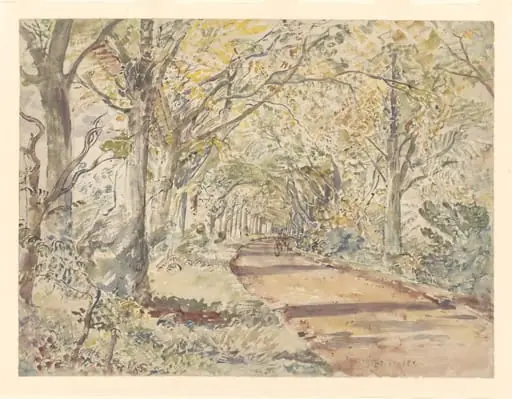 The Beech Avenue, Lasham, Hampshire, by Thomas Hennell