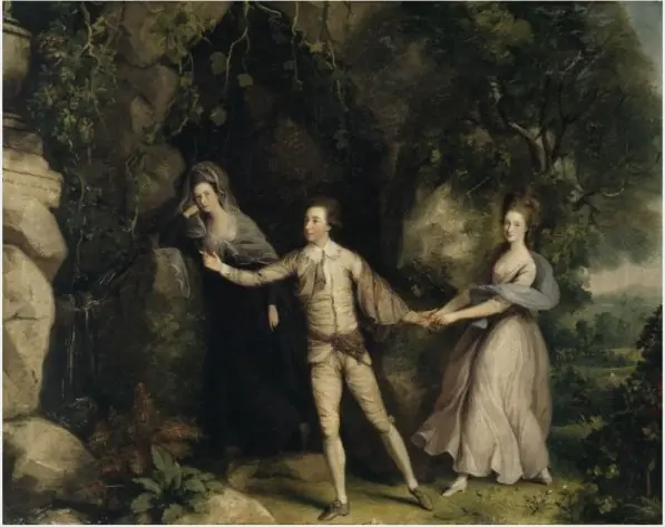 An Actor between the Muses of Tragedy and Comedy, by Thomas Hickey