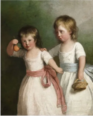 Portrait of two Children, by Thomas Hickey, oil, 1769