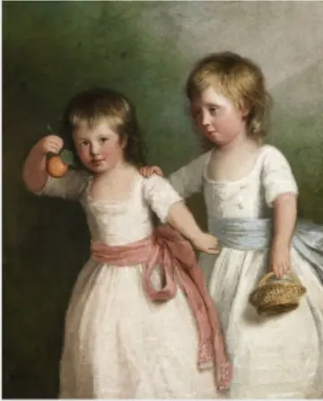 Portrait of two Children, by Thomas Hickey