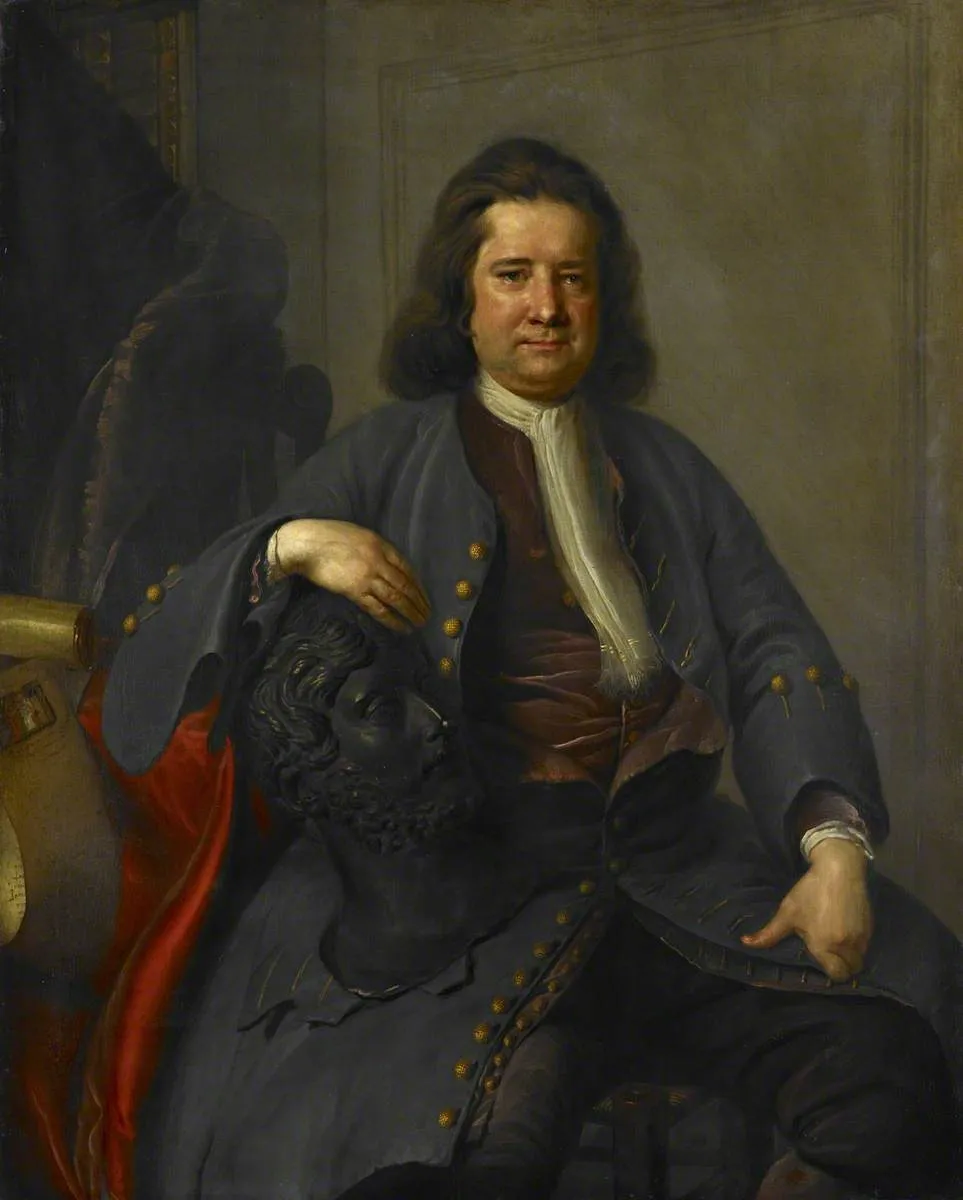 Humfrey Wanley (1672–1726), Librarian, by Thomas Hill, oil, 1722
